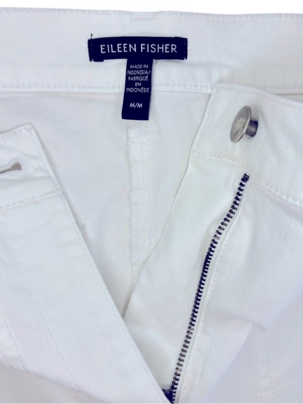 Eileen Fisher Organic Cotton Lantern Ankle Length Jeans New Without Tags - Picture 5 of 7